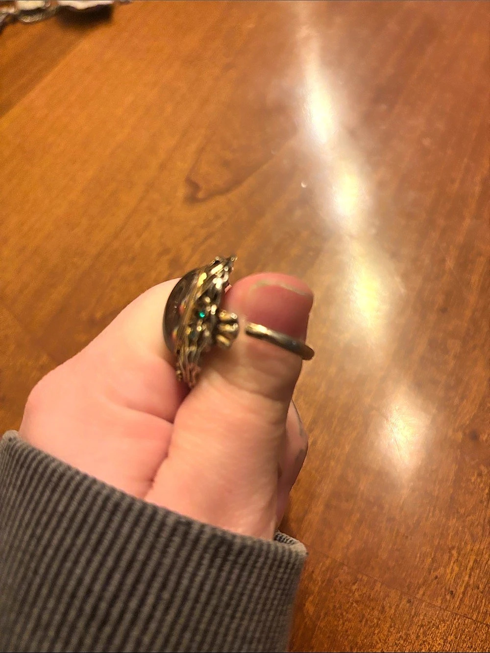 Retro copper colored ring - Picture 4 of 5